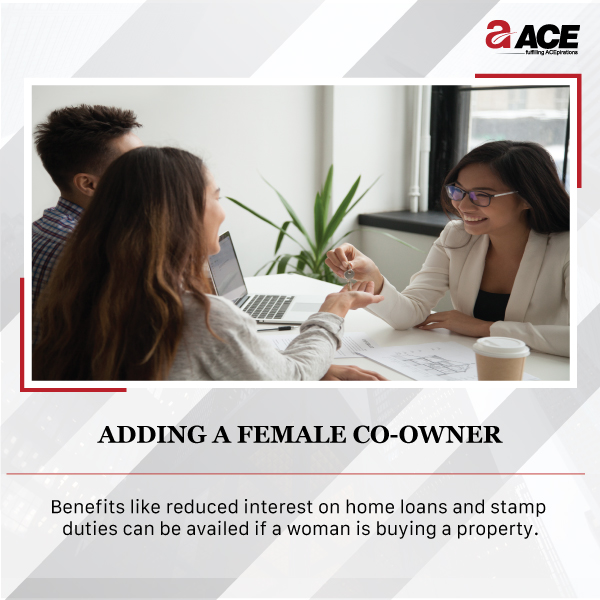 adding a female co-owner