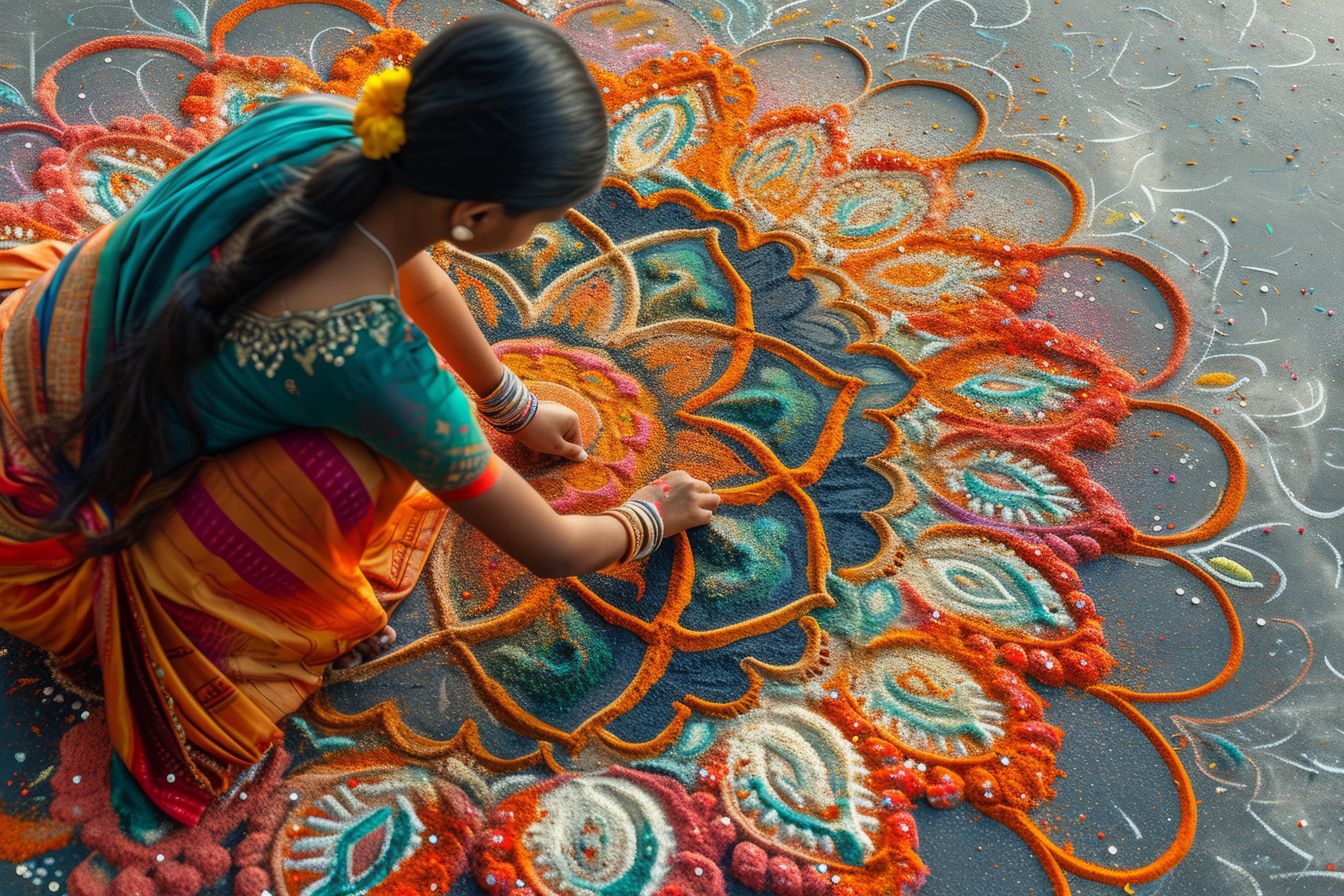 Rangoli for Diwali 2024