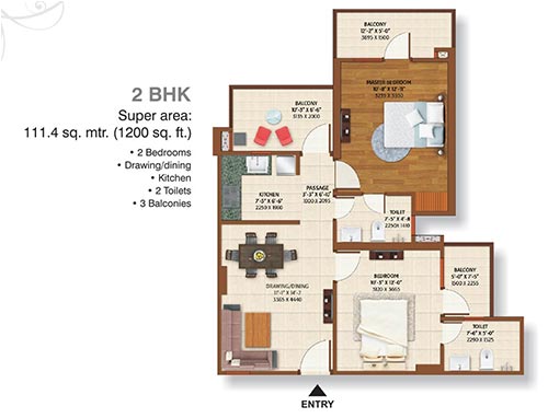 2/3 bhk Ready to Move flats in Greater Noida