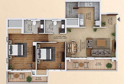 2 bhk flats in sector 152 Noida