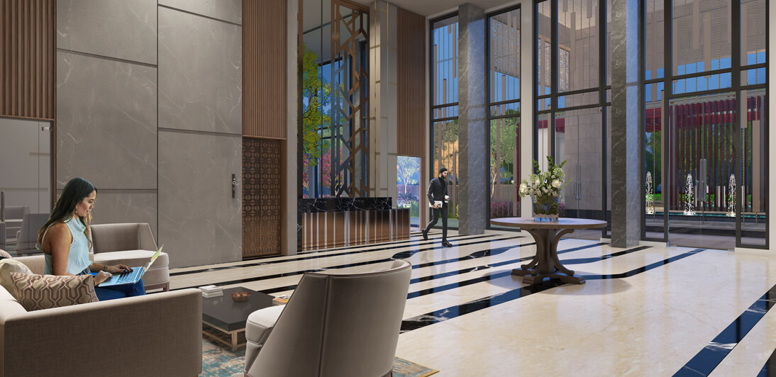 Entrance of project in sector 152 Noida